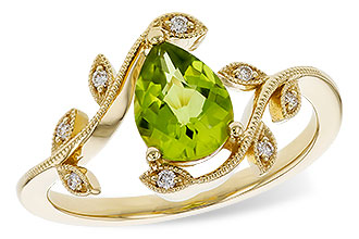 A329-75251: LDS RG 1.16 PERIDOT 1.22 TGW (8x6MM PER)