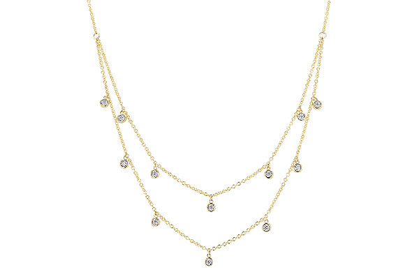 D328-83442: NECKLACE .22 TW (18 INCHES)
