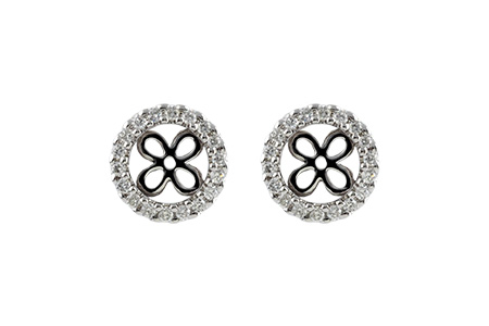 G242-49751: EARRING JACKETS .30 TW (FOR 1.50-2.00 CT TW STUDS)