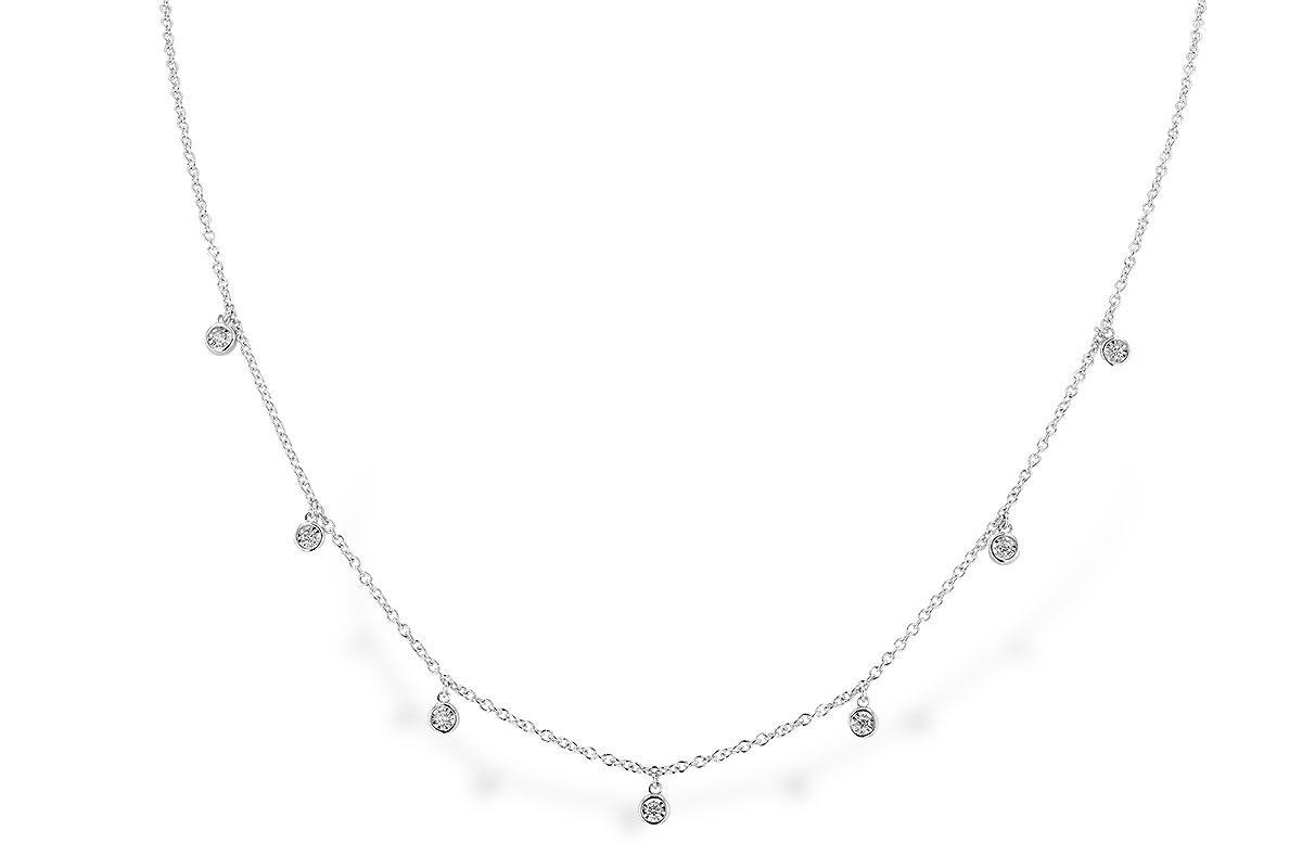 G328-83442: NECKLACE .12 TW (18")