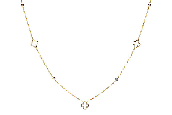 G329-75233: NECKLACE .20 TW (18")