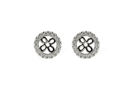H242-49742: EARRING JACKETS .24 TW (FOR 0.75-1.00 CT TW STUDS)
